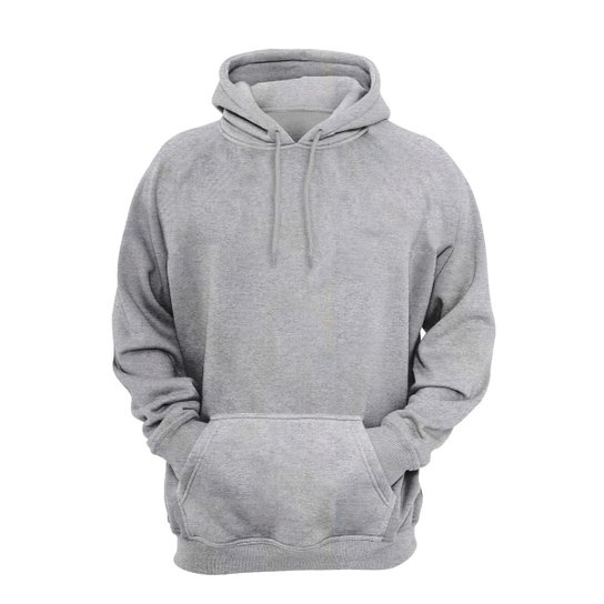 Kit 2 Moletom Liso Flanelado Blusa de Frio Algodão Canguru