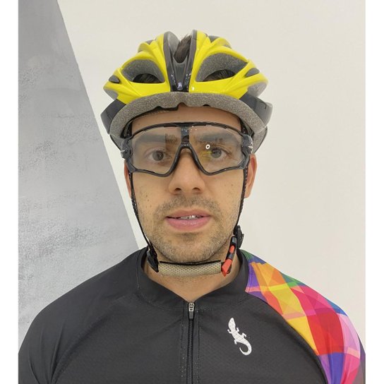 Kit 2 Óculos Bike Ciclismo UV + Lentes Noturna Transparentes