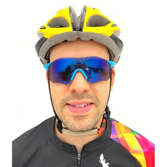 Kit 2 Óculos Ciclismo Bike Esportivo Lentes Espelhadas Uv400