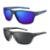 Kit 2 Óculos De Sol Polarizado Beach Corrida Ciclismo Uv400 - Azul+Preto
