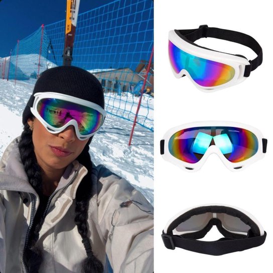 Kit 2 Óculos Neve Motocross Snowboard Esqui Kitesurf Uv400