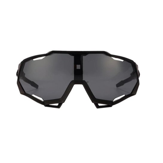 Kit 2 Óculos Sol Preto + Espelhado UV400 Ciclismo Speed Mtb