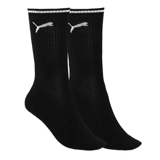 Kit 2 Pares de Meia Puma Esportiva Cano Longo Mas