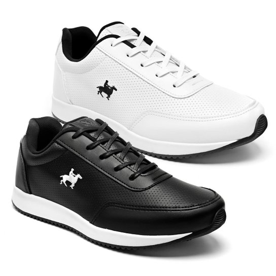 Kit 2 pares de Tênis Masculino Sapatenis Casual da Polo Vili