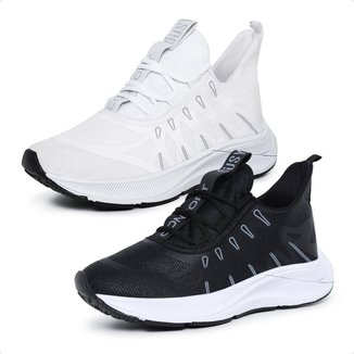 Kit 2 Pares de Tênis Ousy Esportivo Masculino