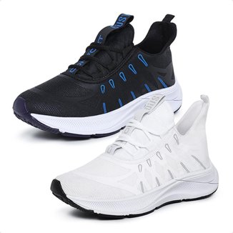 Kit 2 Pares de Tênis Ousy Esportivo Masculino