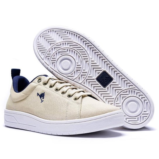 Kit 2 Pares Tênis Casual Masculino Polo Joy em Lona Cadarço