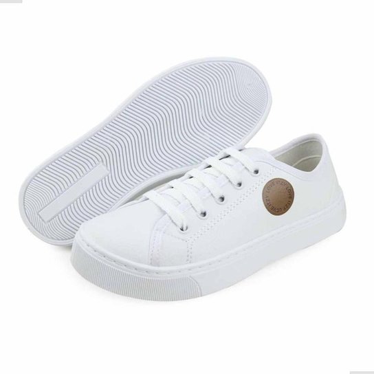 Kit 2 Pares Tênis Feminino Casual De Amarrar Original Super Macio