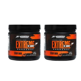 Kit 2 Pré Treino 80 doses Moderna Suplementos