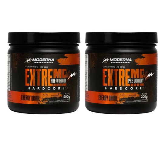 Kit 2 Pré Treino Concentrado Moderna Suplementos