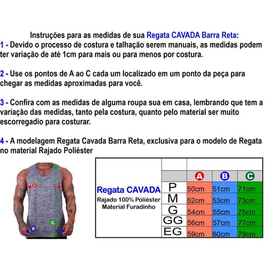 Kit 2 Regatas Cavada Mxd Conceito Dry 100% Poliéster Furinho Cor:;Tamanho:G;Gênero:Masculino