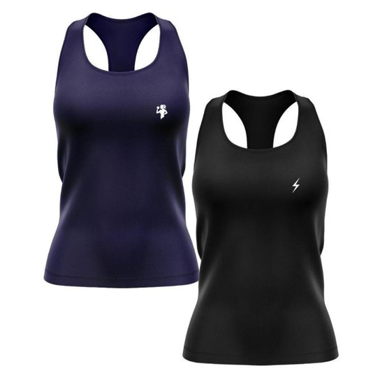 Kit 2 Regatas Nadador Raio Feminino