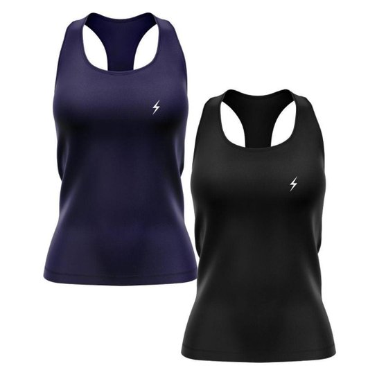 Kit 2 Regatas Nadador Raio Feminino