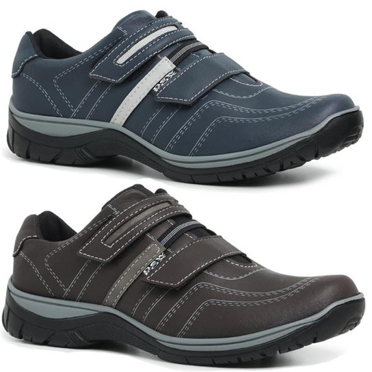 Kit 2 Sapatenis Tenis Casual Masculino confortáveis