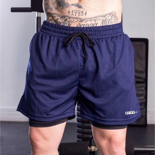 Kit 2 Short Bermuda Dagg Masculino Treino Academia