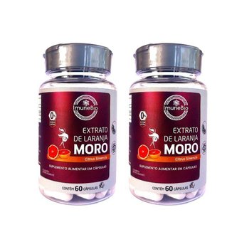 Kit 2 Suplementos Extrato de Laranja Moro Morosil 540 Mg Antocianinas 120 Cáps.