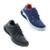 Kit 2 Tênis Esportivo Masculino Cadarço Academia Fitness - Preto+Azul