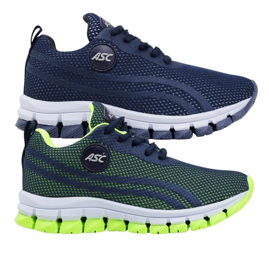 Kit 2 Tênis Infantil Leve Moderno Confortável Resistente Menino