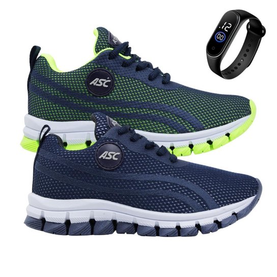 Kit 2 Tênis Infantil para Menino Leve Conforto Macio Dia a Dia Com Relógio