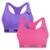 Kit 2 Tops Puma Nadador Sem Costura Feminino - Rosa e Roxo GG - Rosa