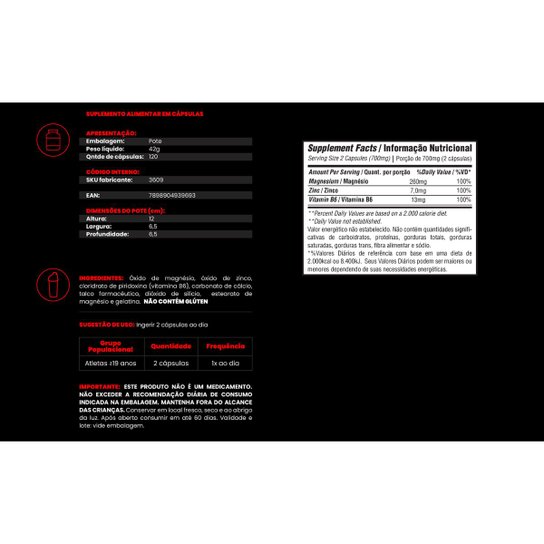 Kit 2 x Whey Protein - 6 Six Protein - Refil 2 Kg + BCAA 1kg + Creatina 100gr + ZMA 120 caps + Coque