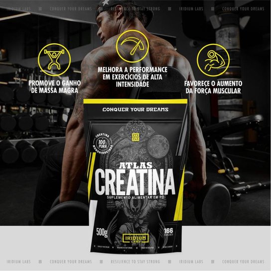 Kit 2x Atlas Creatina - 500g - Iridium Labs