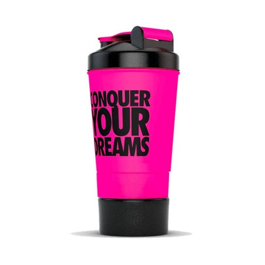 Kit 2x Coqueteleira Shaker Conquer Your Dreams 500ml - Iridium Labs