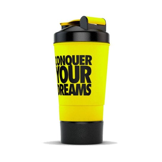Kit 2x Coqueteleira Shaker Conquer Your Dreams 500ml - Iridium Labs