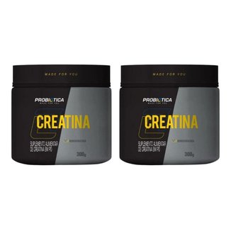 Kit 2x Creatina 300g 100% Monohidratada - Probiótica