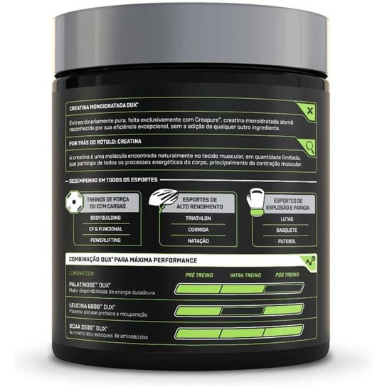 KIT 2X Creatina Creapure (300g) Dux Nutrition