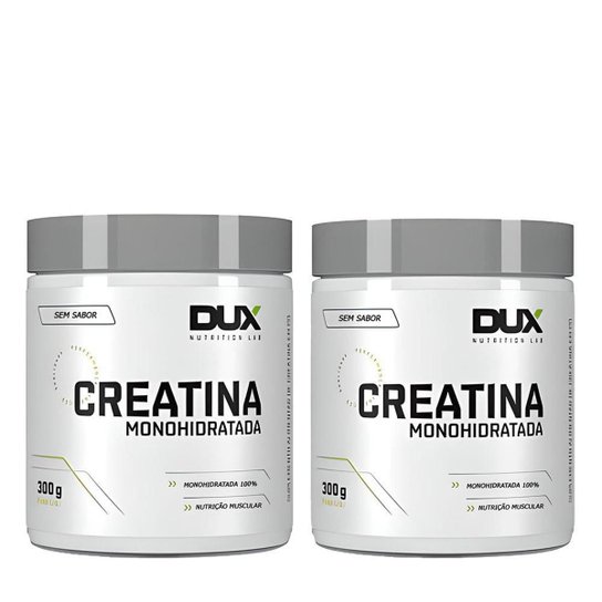 Kit 2x Creatina Monohidratada 100% Pura 300g - Dux Nutrition