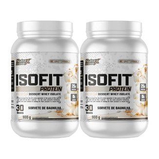 Kit 2X Isofit Protein Premium 900G Nutrex Research