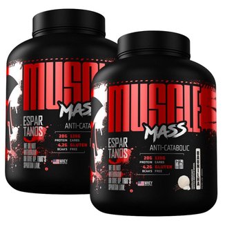 Kit 2X Muscle Mass Hipercalórico - Espartanos