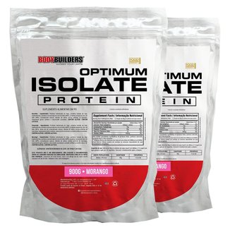 Kit 2x Optimum Isolate Whey Protein 900g  - Bodybuilders