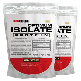 Kit 2x Optimum Isolate Whey Protein 900g  - Bodybuilders
