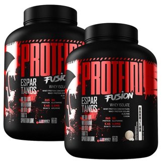 Kit 2x Protein Fusion Whey Isolate 1800g - Espartanos