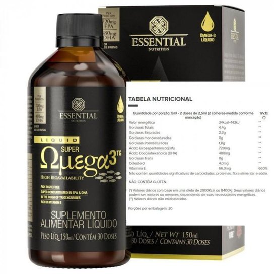 Kit 2x Super Omega 3 TG Liquid - 150ml cada - Essential Nutrition