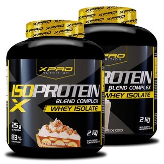 Kit 2x Whey Iso Protein Blend Complex  Isolado 2Kg - XPRO