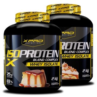 Kit 2x Whey Iso Protein Blend Complex  Isolado 2Kg - XPRO