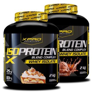 Kit 2x Whey Iso Protein Blend Complex  Isolado 2Kg - XPRO