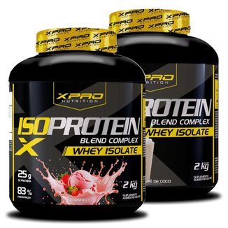 Kit 2x Whey Iso Protein Blend Complex  Isolado 2Kg - XPRO