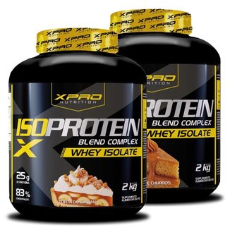 Kit 2x Whey Iso Protein Blend Complex  Isolado 2Kg - XPRO