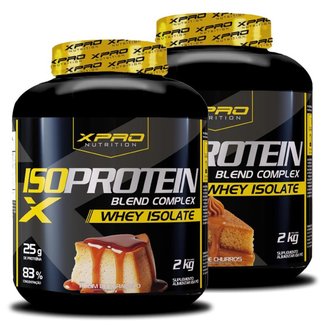 Kit 2x Whey Iso Protein Blend Complex  Isolado 2Kg - XPRO