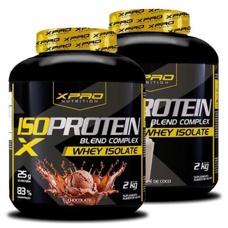Kit 2x Whey Iso Protein Blend Complex  Isolado 2Kg - XPRO