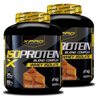 Kit 2x Whey Iso Protein Blend Complex  Isolado 2Kg - XPRO