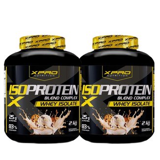 Kit 2x Whey Protein Blend Complex Iso  2Kg - XPRO