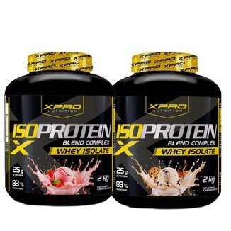Kit 2x Whey Protein Blend Complex Iso  2Kg - XPRO