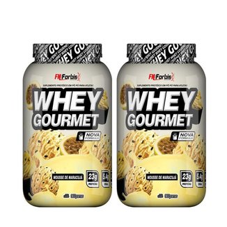 Kit 2X Whey Protein Gourmet 907g Pote - FN Forbis Nutrition
