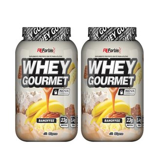 Kit 2X Whey Protein Gourmet 907g Pote - FN Forbis Nutrition