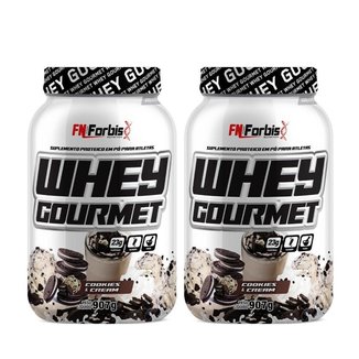 Kit 2X Whey Protein Gourmet 907g Pote - FN Forbis Nutrition